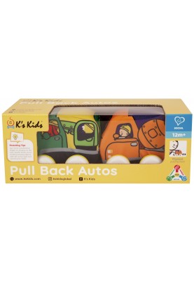 Іграшка Ks Kids Машинки Pull-back (бетономішалка та евакуатор) (6892329)