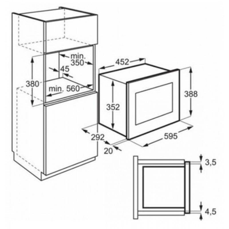 Мікрохвильова піч Electrolux LMS2203EMX (6474497)