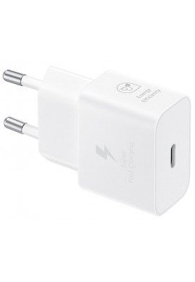 Мережевий зарядний пристрій Samsung 25W Travel Adapter White (EP-T2510NWEGEU) (6921946)