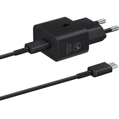 Сітчастий зарядний пристрій Samsung 25W Travel Adapter + Type-C cable Black (EP-T2510XBEGEU) (6921948)