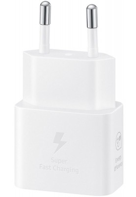 Мережевий зарядний пристрій Samsung 25W Travel Adapter + Type-C cable White (EP-T2510XWEGEU) (6921949)