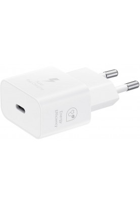 Мережевий зарядний пристрій Samsung 25W Travel Adapter + Type-C cable White (EP-T2510XWEGEU) (6921949)