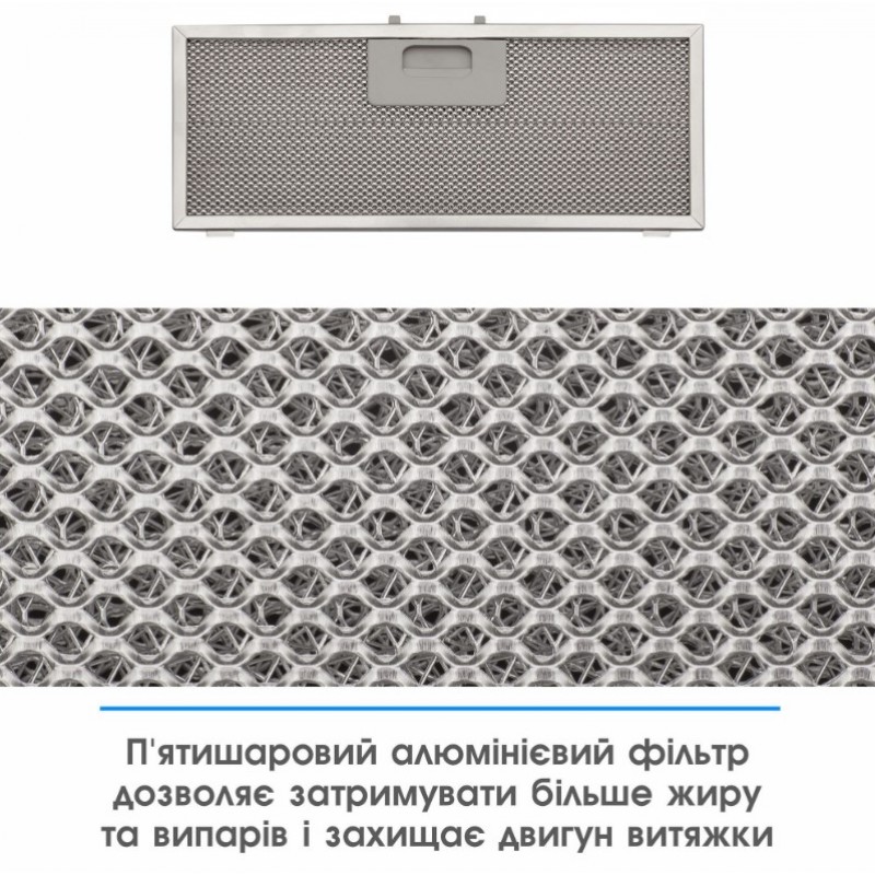 Витяжка Eleyus UNIA 800 LED 52 BL  (6917673)