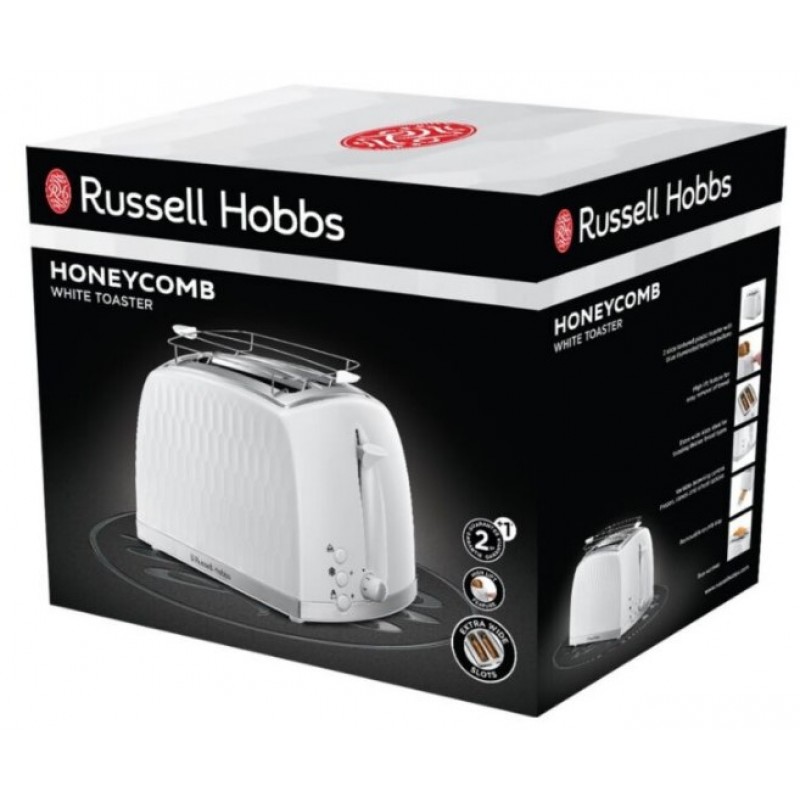 Тостер Russell Hobbs 26060-56 Honeycomb White (6651552)