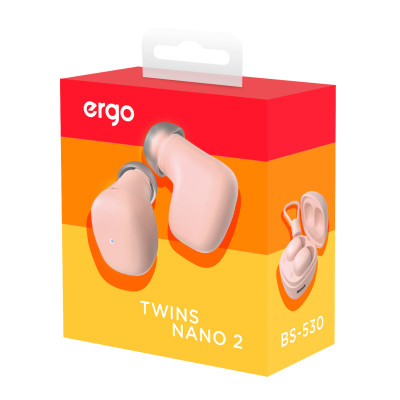 Навушники ERGO BS-530 Twins Nano 2 Pink (6918158)