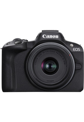 Цифрова фотокамера Canon EOS R50 + RF-S 18-45 IS STM Black Creator Kit (6913118)