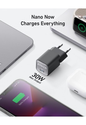 Мережевий зарядний пристрій Anker PowerPort 511 Nano III - 30W USB-C White (6895040)