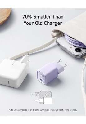 Мережевий зарядний пристрій Anker PowerPort 511 Nano III - 30W USB-C White (6895040)