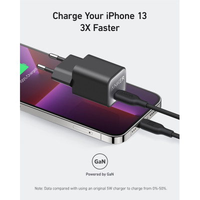Мережевий зарядний пристрій Anker PowerPort 511 Nano III - 30W USB-C White (6895040)