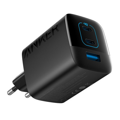 Мережевий зарядний пристрій Anker PowerPort 336 - 67W 2xPD & 1xPIQ PPS Black (6926990)
