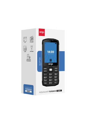 Мобільний телефон ERGO E282 Dual Sim Black (6906380)