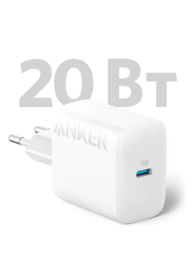 Мережевий зарядний пристрій Anker PowerPort - 20W USB-C White (6924819)