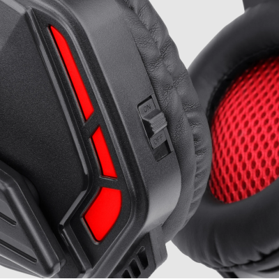 Гарнітура Redragon Themis H220 Black/Red (77662) (6936767)