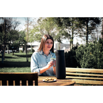 Термос з сифоном Tramontina Exata 1.8 л Чорний (6889594) Термос з сифоном Tramontina Exata 1.8 л Чорний (6889594)