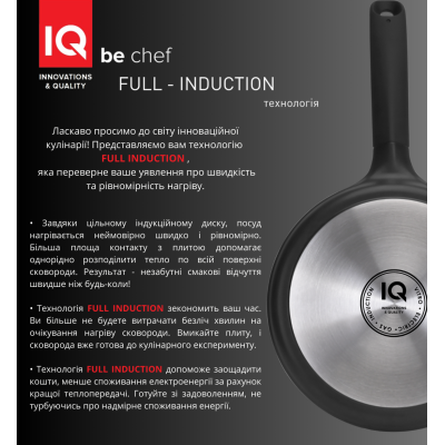 Сковорода IQ Be Chef 28 см  (6898017)