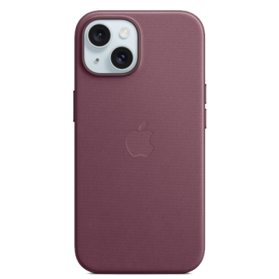 Чохол Apple iPhone 15 FineWoven Case with MagSafe - Mulberry MT3E3 (6915497)