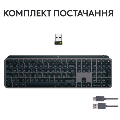 Клавіатура Logitech MX Keys S Wireless Ukr Graphite (L920-011593) (6921792) Клавіатура Logitech MX Keys S Wireless Ukr Graphite (L920-011593) (6921792)