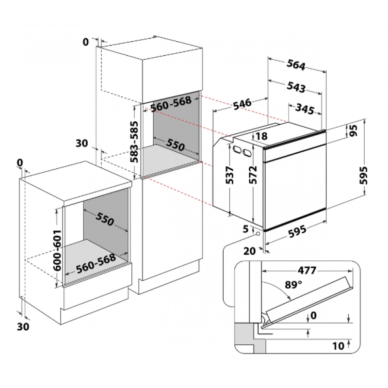 Електрична духова шафа Whirlpool AKZM 8420 S (6408321)