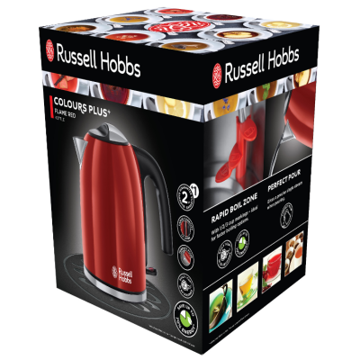 Електрочайник Russell Hobbs 20412-70 Colours Plus Red (6348987)