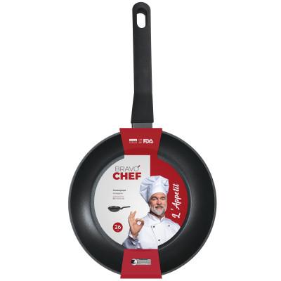 Сковорода Bravo Chef L'Appetit, 26 см (6909315)
