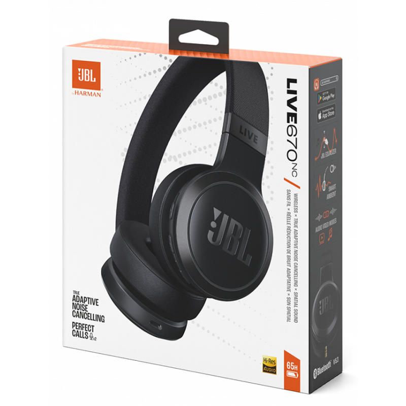 Гарнітура JBL LIVE 670NC Black (JBLLIVE670NCBLK) (6947699)