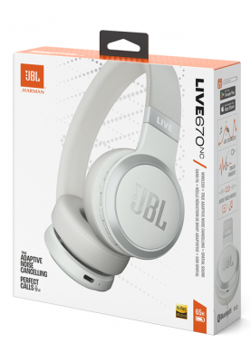 Гарнітура JBL LIVE 670NC White (JBLLIVE670NCWHT) (6947702)