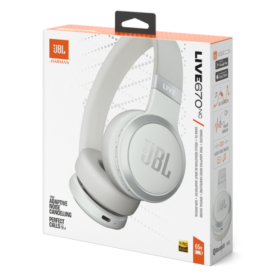 Гарнітура JBL LIVE 670NC White (JBLLIVE670NCWHT) (6947702)