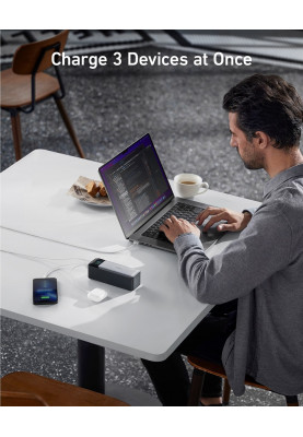 Портативний зарядний пристрій Anker PowerCore 737 GaNPrime 24000 mAh Black (6837233)