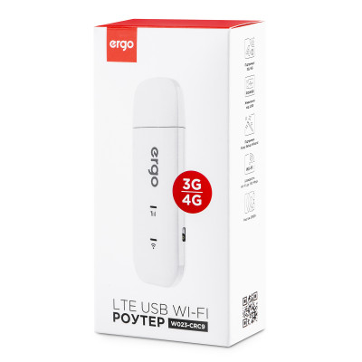 LTE USB Wi-Fi роутер ERGO W023-CRC9 (6931820)