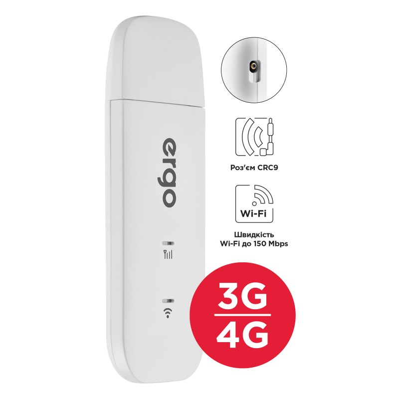 LTE USB Wi-Fi роутер ERGO W023-CRC9 (6931820)