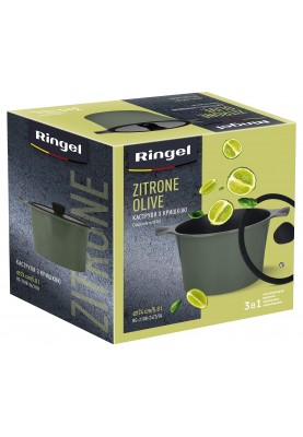 Каструля RINGEL Zitrone Olive (5.8 л) 24 см (6885897)