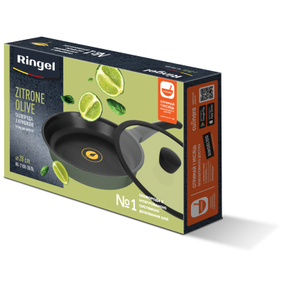 Сковорода RINGEL Zitrone Olive 28см (6885902) Сковорода RINGEL Zitrone Olive 28см (6885902)