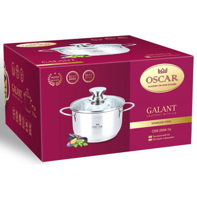 Каструля Oscar Galant (1.8 л) 16 см (6911214)