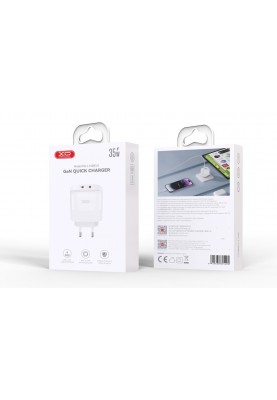 Мережевий зардний пристрій XO L140 - 35W PD Dual port USB-C White (6974568)