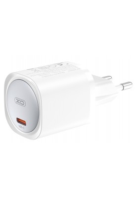 Мережевий зардний пристрій XO CE20 - 33W Single port USB-C PD30W/PPS33W White (6974571)