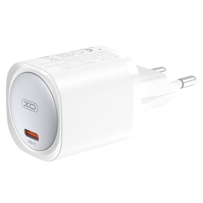 Мережевий зардний пристрій XO CE20 - 33W Single port USB-C PD30W/PPS33W White (6974571)