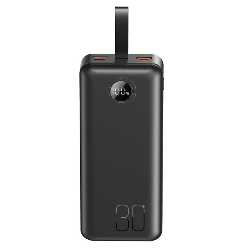 Портативний зарядний пристрій XO PR240 - 30000 mAh PD20W + QC22.5W with light (Black)  (6974644)
