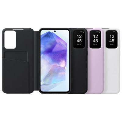 Чохол Samsung A55 Smart View Wallet Case EF-ZA556CWEGWW White  (6966609)
