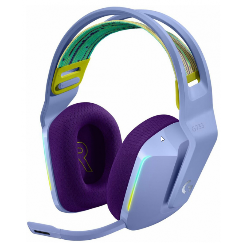 Гарнітура Logitech G733 Lightspeed Wireless RGB, LILAC (6617183)