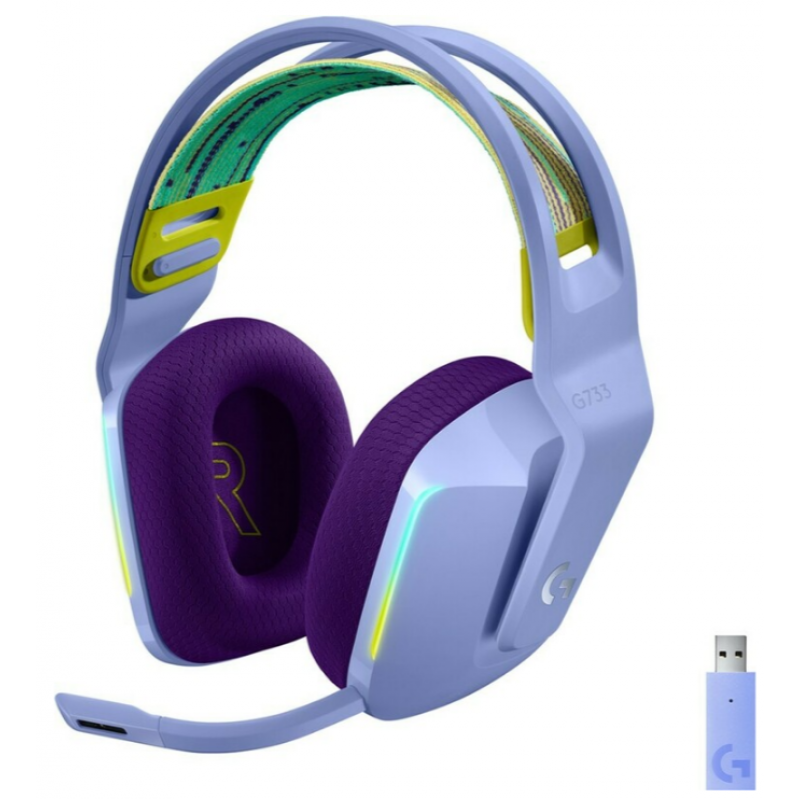 Гарнітура Logitech G733 Lightspeed Wireless RGB, LILAC (6617183)