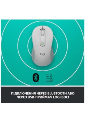 Миша Logitech Signature M650 L Wireless Off-White (910-006238) (6794327)