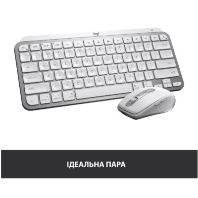 Клавіатура Logitech MX Keys Mini For Mac Wireless Illuminated Pale Grey (6772198)