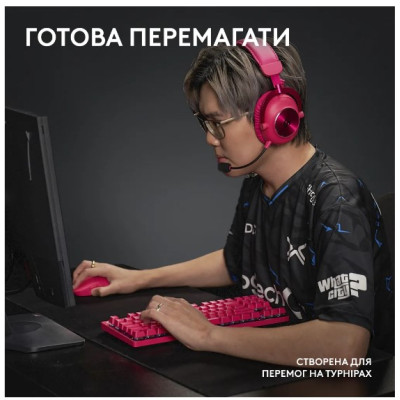 Миша Logitech G PRO X SUPERLIGHT 2 LIGHTSPEED Gaming, Magenta (910-006797) (6937909)