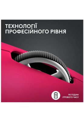 Миша Logitech G PRO X SUPERLIGHT 2 LIGHTSPEED Gaming, Magenta (910-006797) (6937909)
