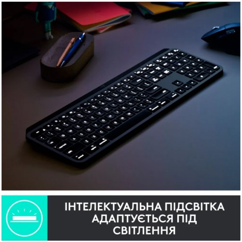 Клавіатура Logitech MX Keys for Mac Advanced Space Grey (920-009558) (6744441)