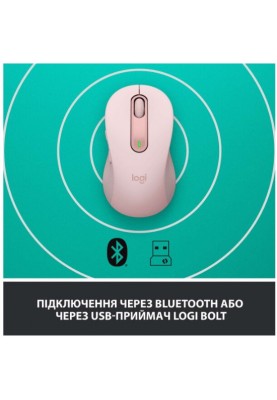 Миша Logitech Signature M650 L Wireless Rose (910-006237) (6794326)