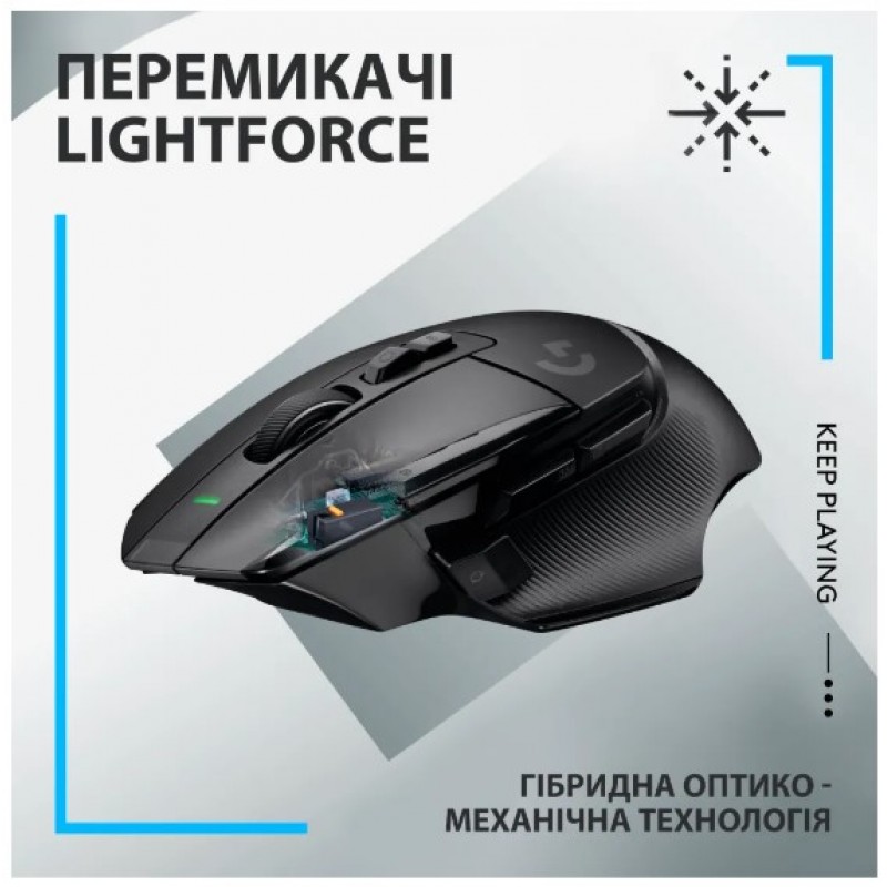 Миша Logitech G502 X LIGHTSPEED Black (910-006180) (6823491)