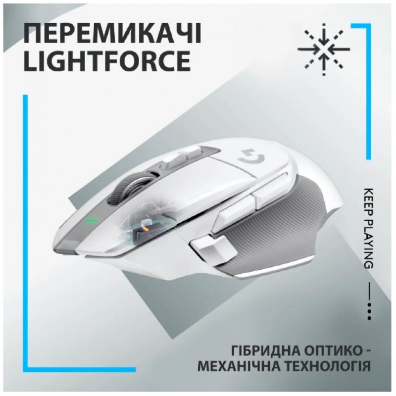 Миша Logitech G502 X LIGHTSPEED White (910-006189)  (6823492)