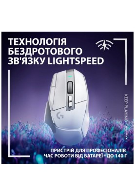 Миша Logitech G502 X LIGHTSPEED White (910-006189)  (6823492)