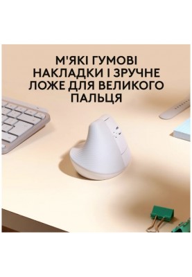 Миша Logitech Lift for Mac Vertical Ergonomic, Off-White/Pale Grey (910-006477) (6836232)